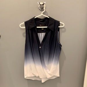 NWOT! INC Blue/White Tank
